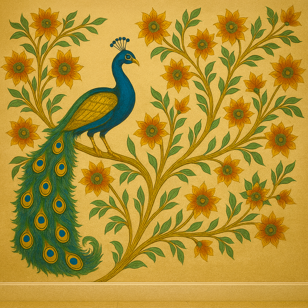 3D relief wall mural by MNayakArts Jaipur studio